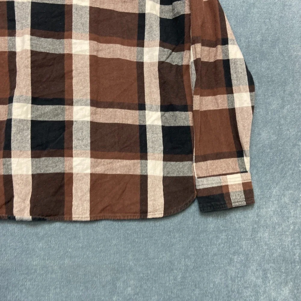 Levi's Shirt Mens Large Multicolor Check Cotton Button Up Flannel Long Sleeve